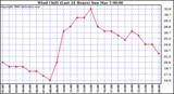 Milwaukee Weather Wind Chill (Last 24 Hours)