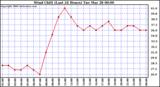 Milwaukee Weather Wind Chill (Last 24 Hours)