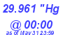 Milwaukee Weather Barometer Low Today