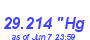 Milwaukee Weather Barometer Low Year