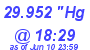 Milwaukee Weather Barometer Low Today