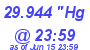 Milwaukee Weather Barometer Low Today