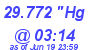 Milwaukee Weather Barometer Low Today