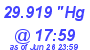 Milwaukee Weather Barometer Low Today