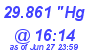 Milwaukee Weather Barometer Low Today