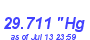 Milwaukee Weather Barometer Low Month