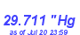 Milwaukee Weather Barometer Low Month