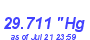 Milwaukee Weather Barometer Low Month