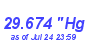 Milwaukee Weather Barometer Low Month