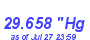 Milwaukee Weather Barometer Low Month