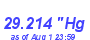 Milwaukee Weather Barometer Low Year