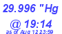 Milwaukee Weather Barometer Low Today