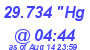 Milwaukee Weather Barometer Low Today