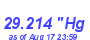 Milwaukee Weather Barometer Low Year