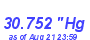 Milwaukee Weather Barometer High Year