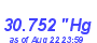 Milwaukee Weather Barometer High Year