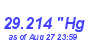 Milwaukee Weather Barometer Low Year