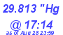 Milwaukee Weather Barometer Low Today