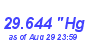 Milwaukee Weather Barometer Low Month