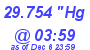 Milwaukee Weather Barometer Low Today