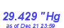 Milwaukee Weather Barometer Low Month