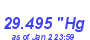 Milwaukee Weather Barometer Low Year