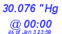 Milwaukee Weather Barometer High Today