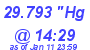 Milwaukee Weather Barometer Low Today