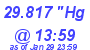 Milwaukee Weather Barometer Low Today