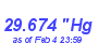 Milwaukee Weather Barometer Low Month