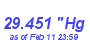 Milwaukee Weather Barometer Low Year