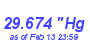 Milwaukee Weather Barometer Low Month