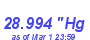 Milwaukee Weather Barometer Low Year