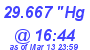 Milwaukee Weather Barometer Low Today