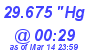 Milwaukee Weather Barometer Low Today