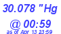 Milwaukee Weather Barometer Low Today