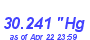 Milwaukee Weather Barometer High Month