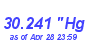 Milwaukee Weather Barometer High Month