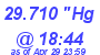 Milwaukee Weather Barometer Low Today