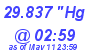 Milwaukee Weather Barometer Low Today