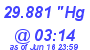 Milwaukee Weather Barometer Low Today