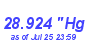 Milwaukee Weather Barometer Low Year