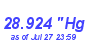 Milwaukee Weather Barometer Low Year