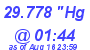 Milwaukee Weather Barometer Low Today