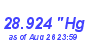 Milwaukee Weather Barometer Low Year