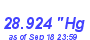 Milwaukee Weather Barometer Low Year