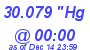 Milwaukee Weather Barometer Low Today