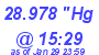 Milwaukee Weather Barometer Low Today