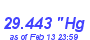 Milwaukee Weather Barometer Low Month