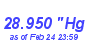 Milwaukee Weather Barometer Low Month